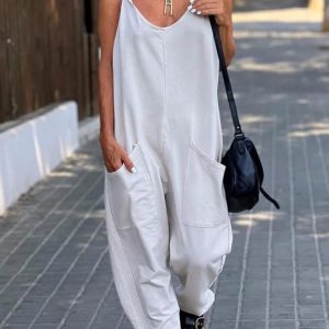 summer new jumpsuit casual pants
